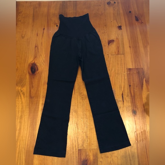 Indigo Blue Pants & Jumpsuits Indigo Blue Black Maternity Flare